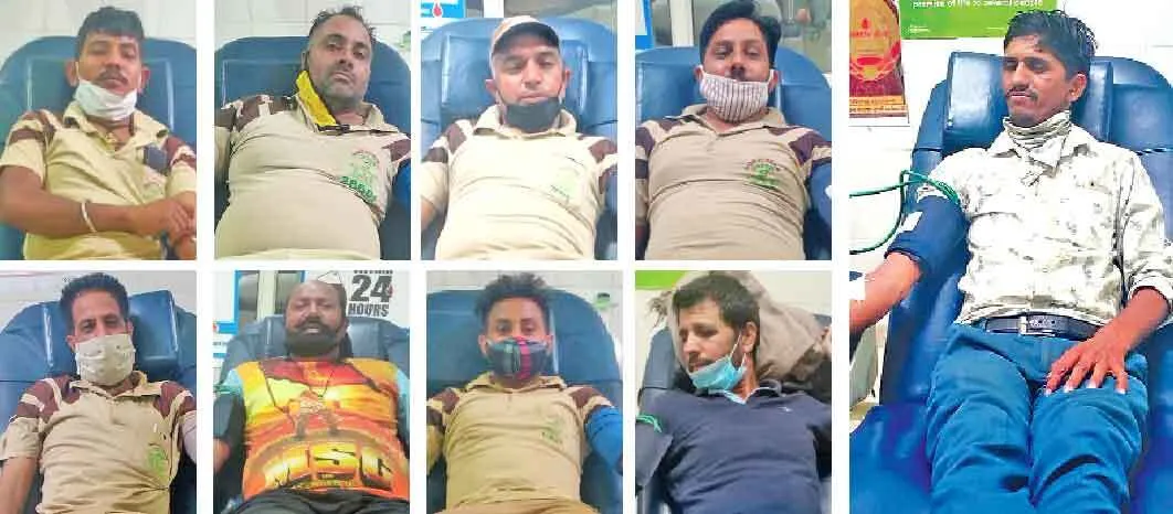 कोरोना महामारी में लोगों की जिंदगियां बचाने के लिए फिर आगे आया ब्लॉक कल्याण नगर