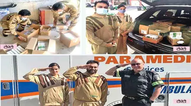 टोरंटो की साध-संगत ने कोरोना वॉरियर्स को किया सम्मानित