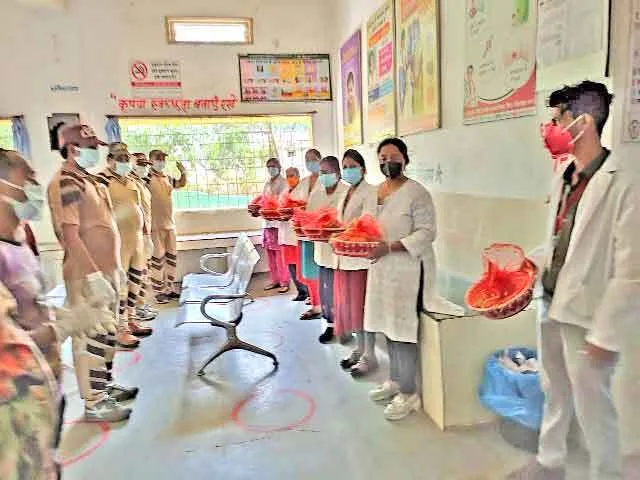 छत्तीसगढ़ की साध-संगत ने कोरोना योद्धाओं को किया सम्मानित