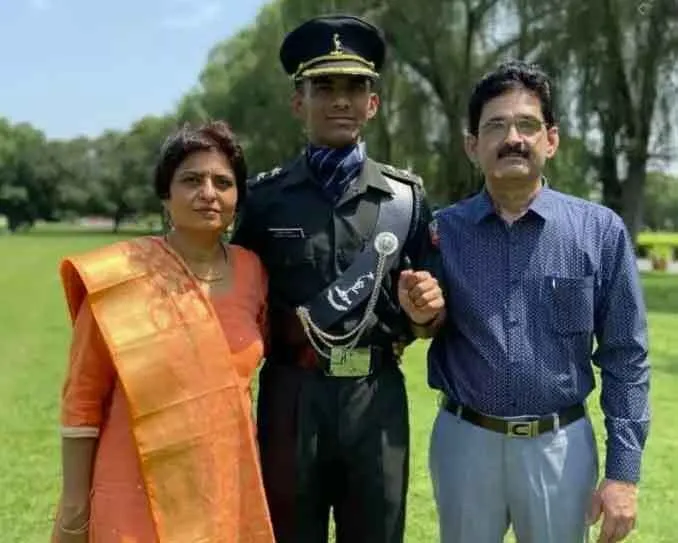 भिवानी के सिद्धार्थ सांगवान बने लेफ्टिनेंट