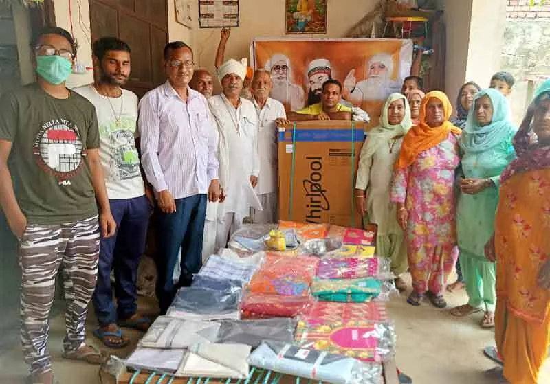अनाथ कन्या का सहारा बने डेरा अनुयायी