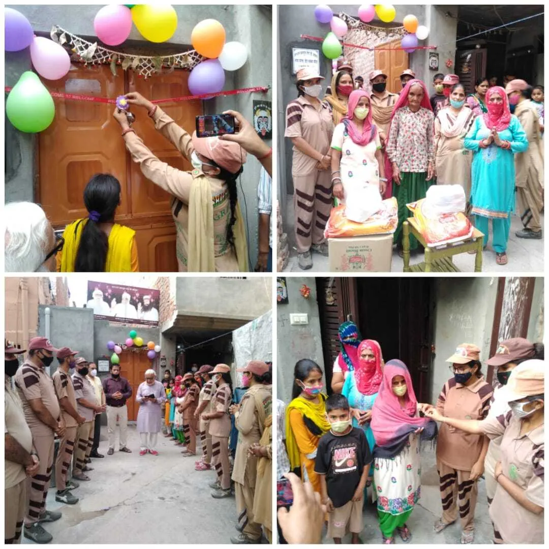 हिसार ब्लॉक की साध-संगत ने जरूरतमंद महिला को बनाकर दिया आशियाना