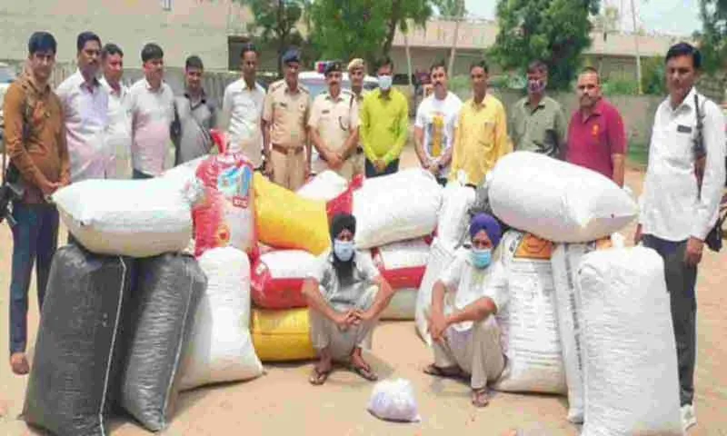 नशा तस्करों पर बड़ी हरियाणा पुलिस की कार्रवाई