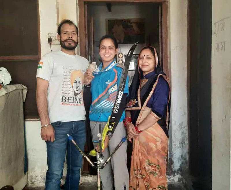 हरियाणा की बेटी तनीषा का भारतीय तीरंदाजी टीम में चयन