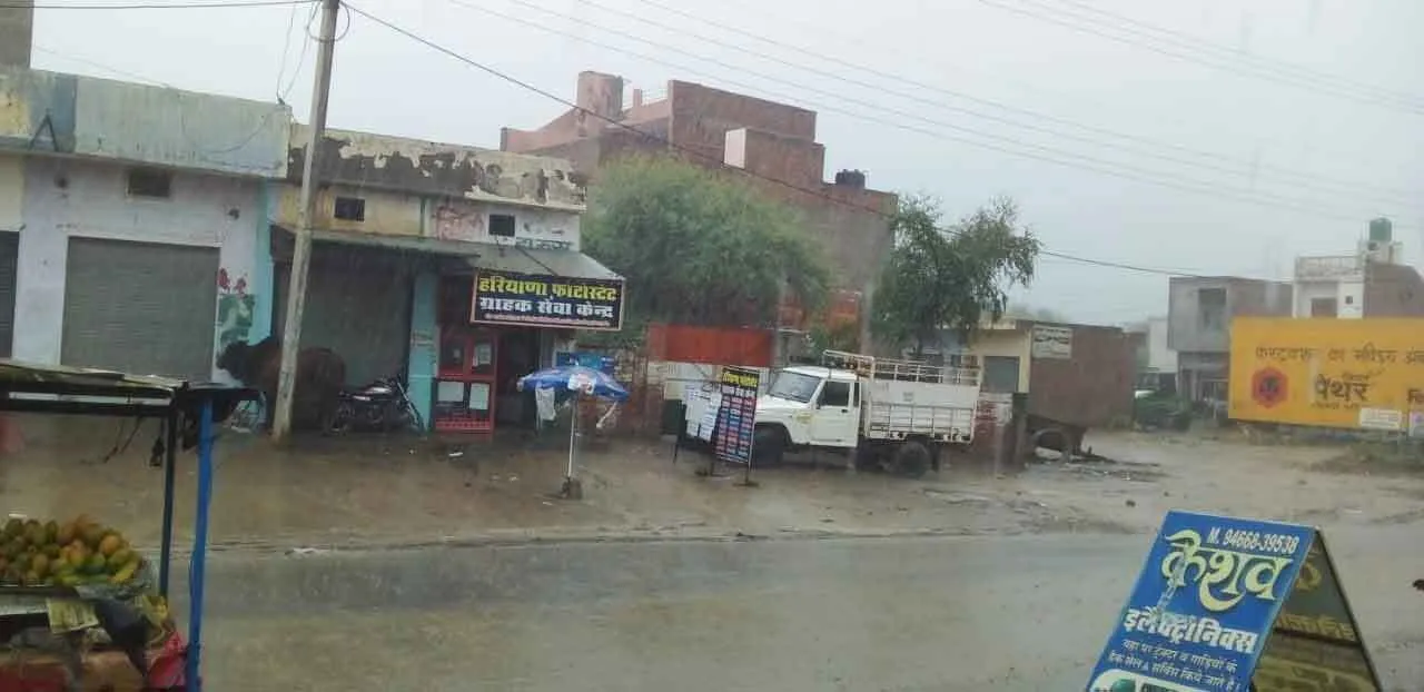हरियाणा के कई जिलों में झमाझम बारिश, सरसा में मौसम सुहावना