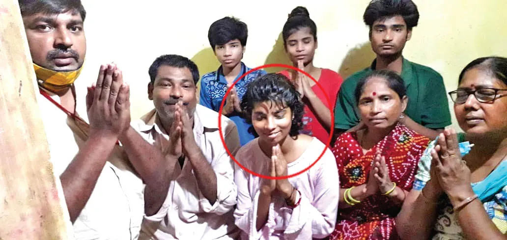 डेरा सच्चा सौदा के सेवादारों ने बदहाल मिली युवती की 6 माह तक संभाल कर परिवार को सौंपी