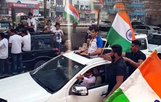 नीरज चोपड़ा की तबीयत बिगड़ी: खंडरा में स्वागत कार्यक्रम के बीच में से ले जाया गया अस्पताल