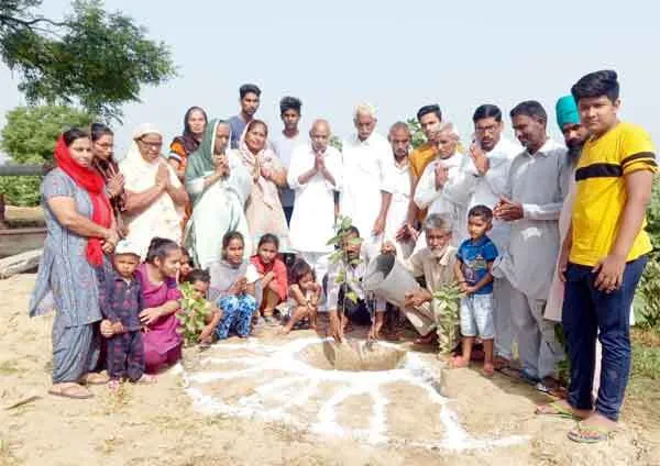 रोड़ी ब्लॉक ने लगाए 3787 पौधे, 21 परिवारों को दिया राशन