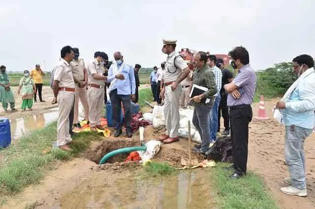 एचपीसीएल की तेल पाइप लाइन में सेंध