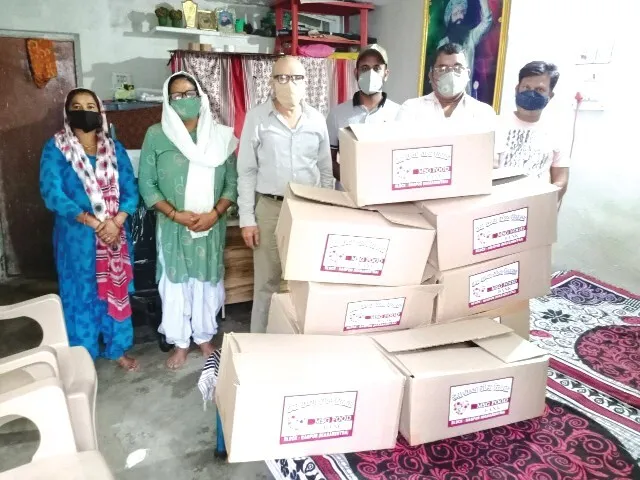 नागपुर की साध-संगत ने 13 जरूरतमंद परिवारों को दिया राशन