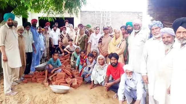 भवानीगढ़ की साध-संगत ने बुजुर्ग महिला को बनाकर दिया ‘आशियाना’