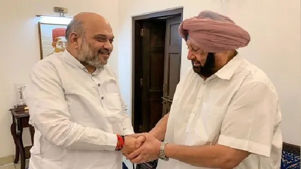 पंजाब कांग्रेस में घमासान: अमित शाह से मिलने पहुंचे कैप्टन