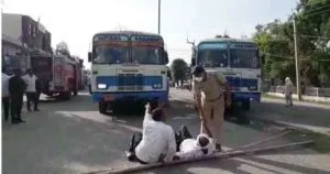 Farmers protested against BJP sachkahoon