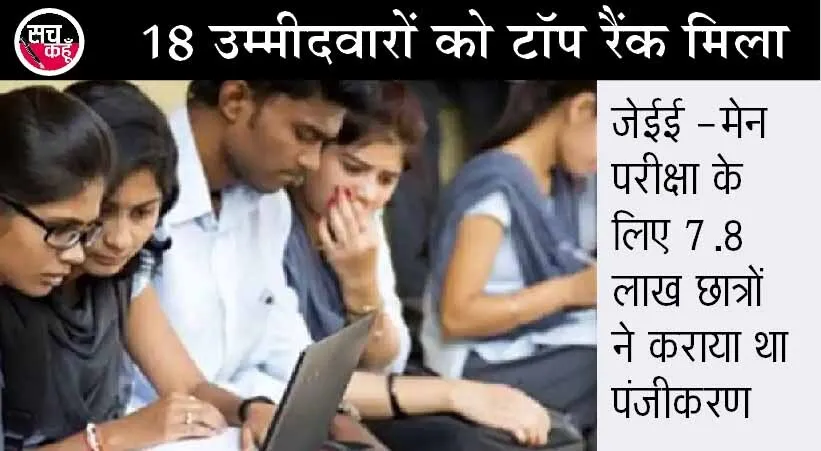 जेईई मेन 2021 परीक्षा का परिणाम जारी, 44 उम्मीदवारों को 100 फीसदी मिले अंक