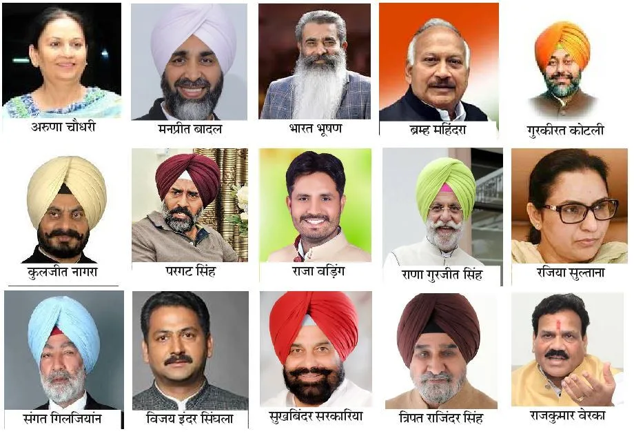 पंजाब मंत्रिमंडल के चेहरे तय, कल लेंगे शपथ