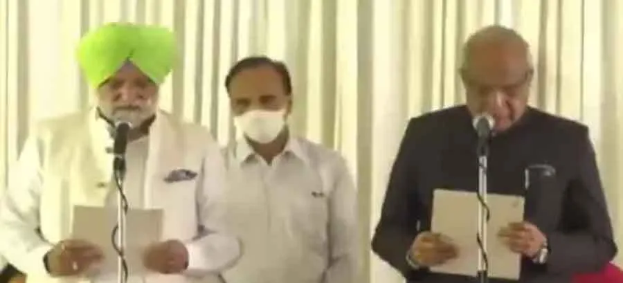 पंजाब में चन्नी सरकार का विस्तार : 7 नये चेहरे शामिल, 8 की पुन: वापसी