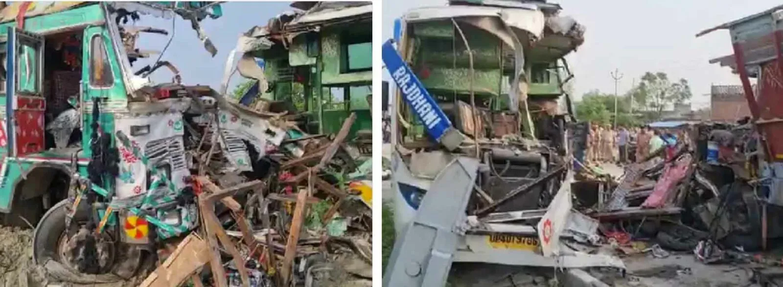 टूरिस्ट बस और ट्रक की टक्कर, 9 लोगों की दर्दनाक मौत, 27 गंभीर