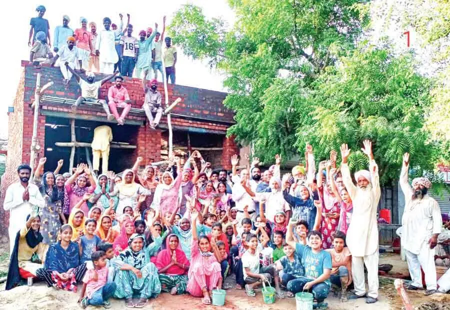 डेरा श्रद्धालुओं ने साकार किया मकान-दुकान का सपना