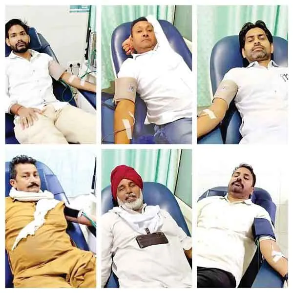 रक्तदान कर डेंगू पीड़ितों के लिए जीवन रक्षक बने ‘डेरा अनुयायी’