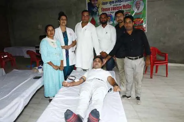 शहीद जयपाल गिल हांसेवाला की याद में रक्तदान शिविर का आयोजन