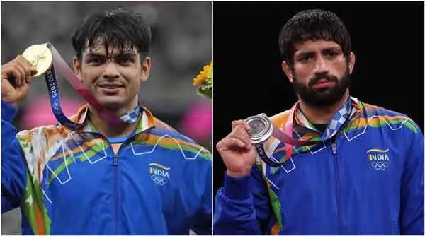 नीरज चोपड़ा और रवि दहिया सहित 11 खिलाड़ियों को खेल रत्न