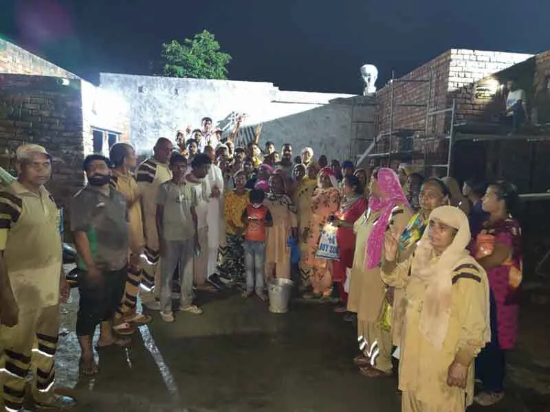 मानवता भलाई के कार्याे के तहत साध-संगत ने बनाया मकान