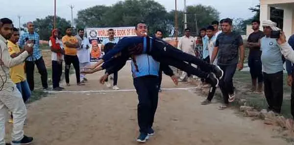 पहलवान बिजेंद्र का नाम वर्ल्ड वाईड बुक ऑफ वर्ल्ड रिकॉर्ड में दर्ज