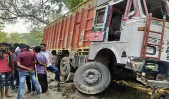 गाजीपुर में अनियंत्रित ट्रक की चपेट में आने से 7 लोगों की मौत