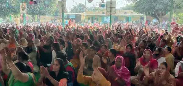 जीन्द की जिला स्तरीय नामचर्चा में उमड़ी साध-संगत