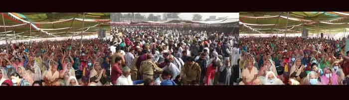 वर्षों बाद श्रीगंगानगर में डेरा सच्चा सौदा का बड़ा कार्यक्रम नाम चर्चा में उमड़े हजारों डेरा श्रद्धालु