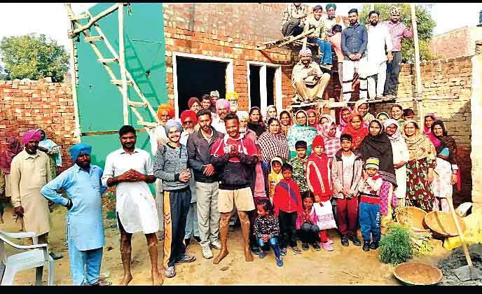 आशियाना मुहिम : साध संगत ने जरूरतमंद परिवार को बनाकर दिया ‘आशियाना’