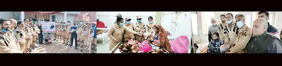 श्रीगंगानगर: फल भेंट कर दी शुभकामनाएं, राजी खुशी हो उपचाराधीन मरीज