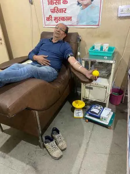 डेरा अनुयायी ने रक्तदान कर बच्चे की बचाई जान