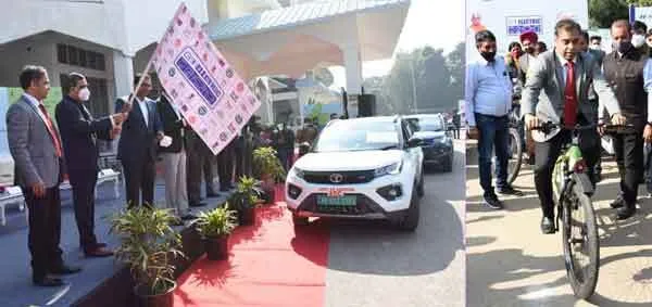 इलेक्ट्रिक वाहनों को बढ़ावा देने के लिए हुआ रोड शो