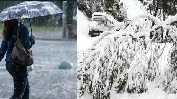 उत्तराखंड में बर्फबारी के कारण पहाड़ से मैदान तक ठिठुरन