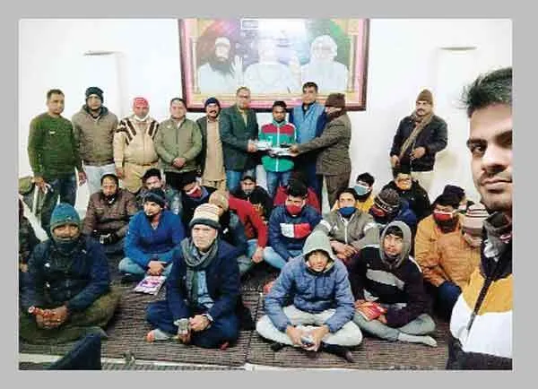 डेरा सच्चा सौदा ने किया युवा हॉकरों का सम्मान