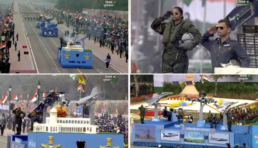 राजपथ पर दिखी देश की आन, बान और शान की शानदार झलक