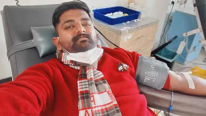 सन्नीप्रीत इन्सां ने गुरुग्राम के मेदांता में पहुंच किया रक्तदान, बचाई जिंदगी