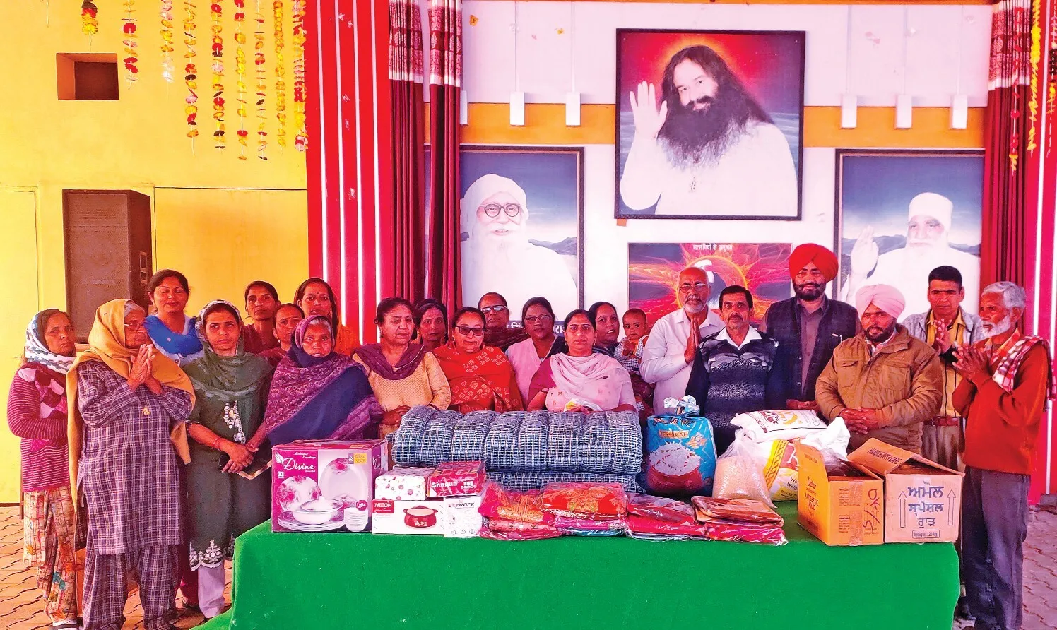 डेरा श्रद्धालुओं ने जरूरतमन्द परिवार की लड़की के विवाह में की आर्थिक मदद