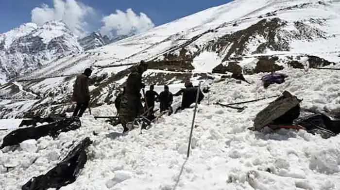 अरूणाचल हिमस्खलन में सभी सातों सैनिकों की मृत्यु