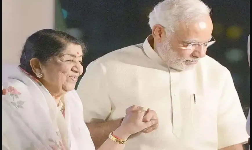 लता दीदी हमें छोडकर चली गई, पीएम जाएंगे मुम्बई, करेंगे लता जी के अंतिम दर्शन