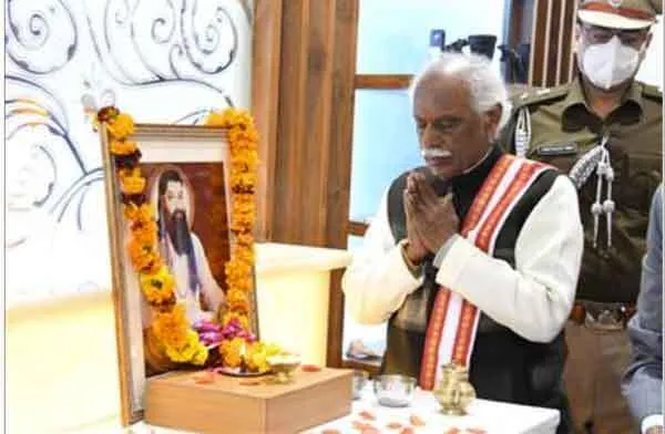 राज्यपाल और मुख्यमंत्री ने संत रविदास जयंति पर दी बधाई