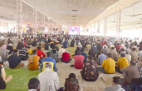 शाह सतनाम जी धाम में नामचर्चा आयोजित, साध-संगत ने गाया गुरुयश: ‘तेरे दर्श दा ही है शौंक सानूं’