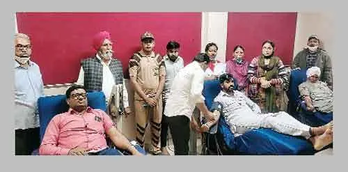 थैलीसिमिया पीड़ितों की सहायतार्थ डेरा सच्चा सौदा के अनुयायियों ने किया रक्तदान