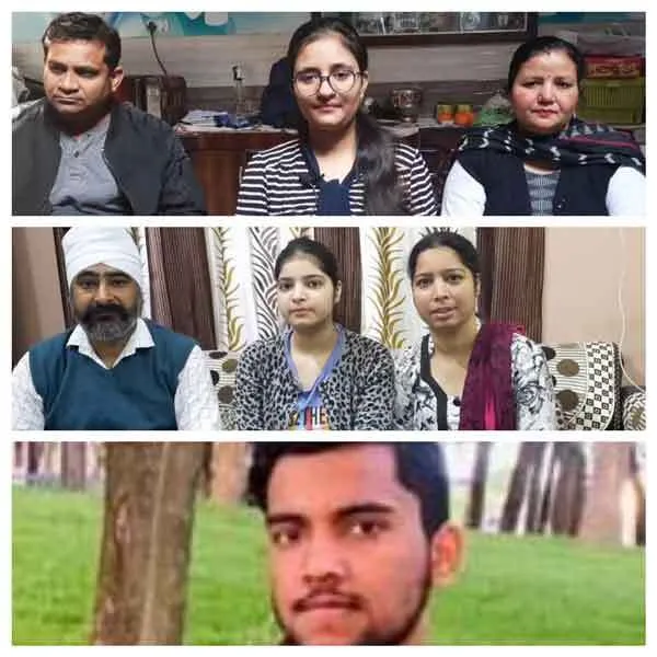 यूक्रेन-रूस युद्ध। मनुरीत व खुशी को सकुशल देख परिजनों के नहीं थम रही खुशी के आंसू