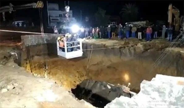 नहर में फंस 7 श्रमिकों को सुरक्षित निकाला