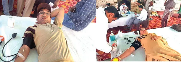 अमरजीतपुरा ने थैलेसीमिया मरीजों के लिए लगाया रक्तदान शिविर
