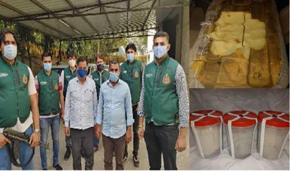 दस किलोग्राम हेरोइन के साथ दो तस्कर गिरफ्तार