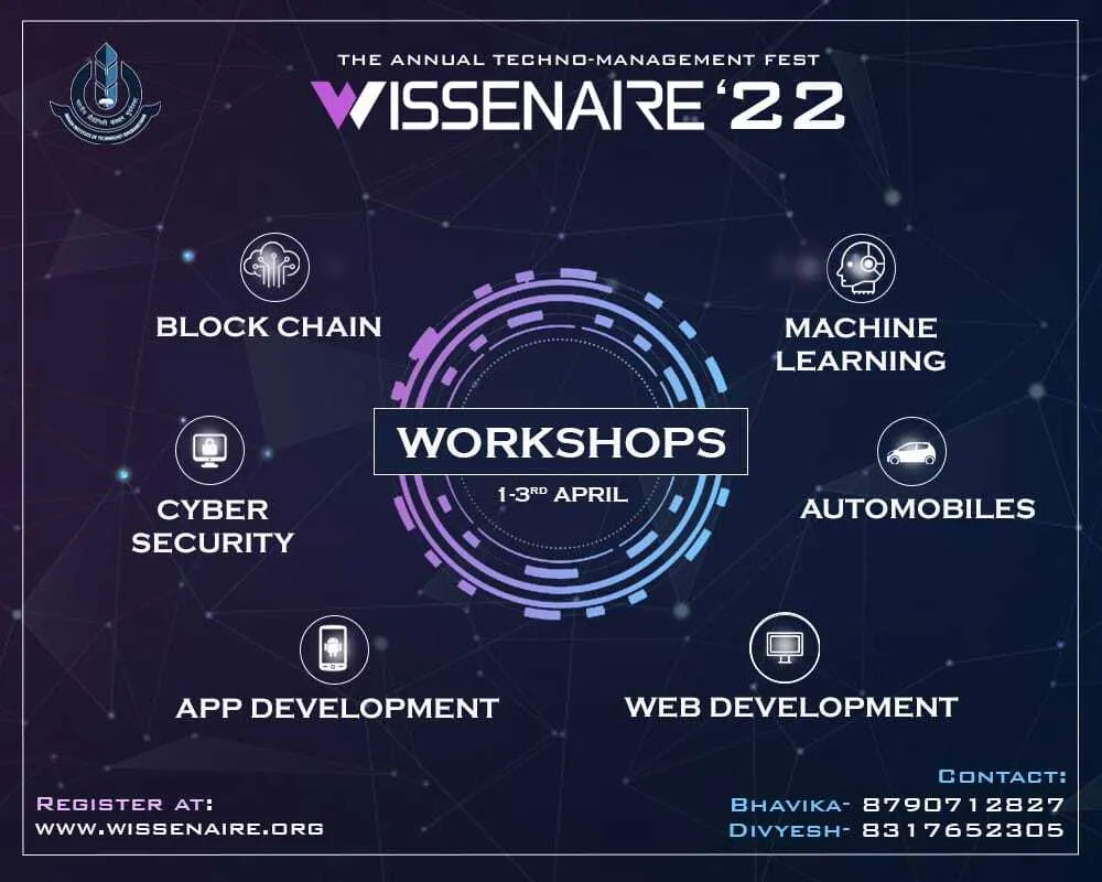 टेक्नो-मैनेजमेंट फेस्ट “विसेनेयर-22” युवा प्रतिभाओं के लिए लाया बड़ा मंच, रजिस्ट्रेशन शुरू