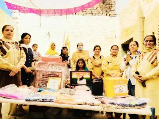 बिन मां की बेटी की शादी में शाह सतनाम जी नगर की साध-संगत ने किया कन्यादान
